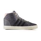 Adidas Neo Cloudfoam Daily Qt Mid Women's Sneakers, Size: 6, Dark Grey