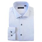 Men's Andrew Fezza Slim-fit Comfort Flex Collar Dress Shirt, Size: 16.5, Light Blue