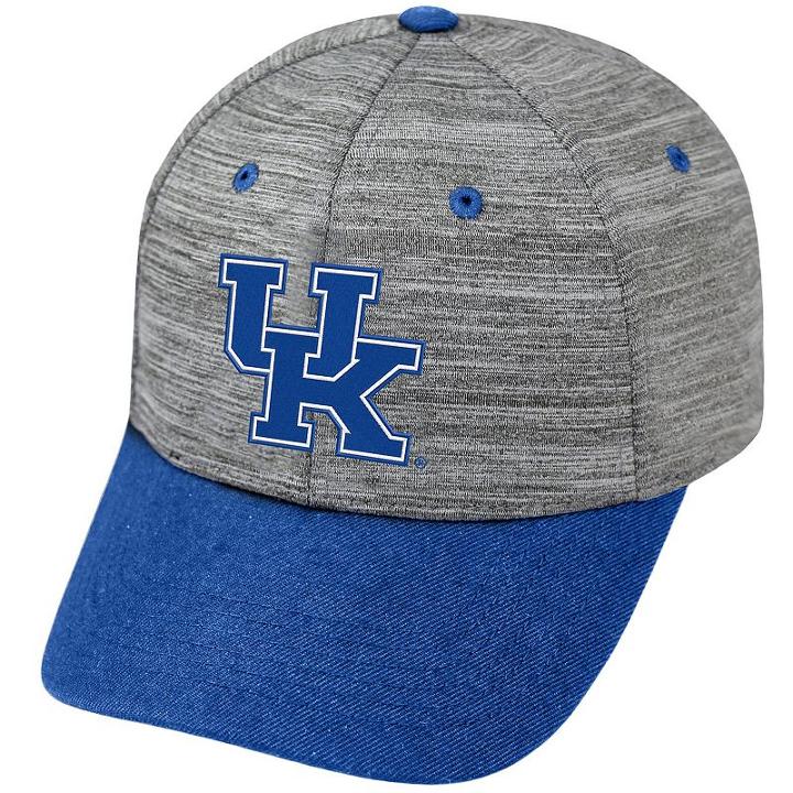 Adult Kentucky Wildcats Backstop Snapback Cap, Men's, Med Grey