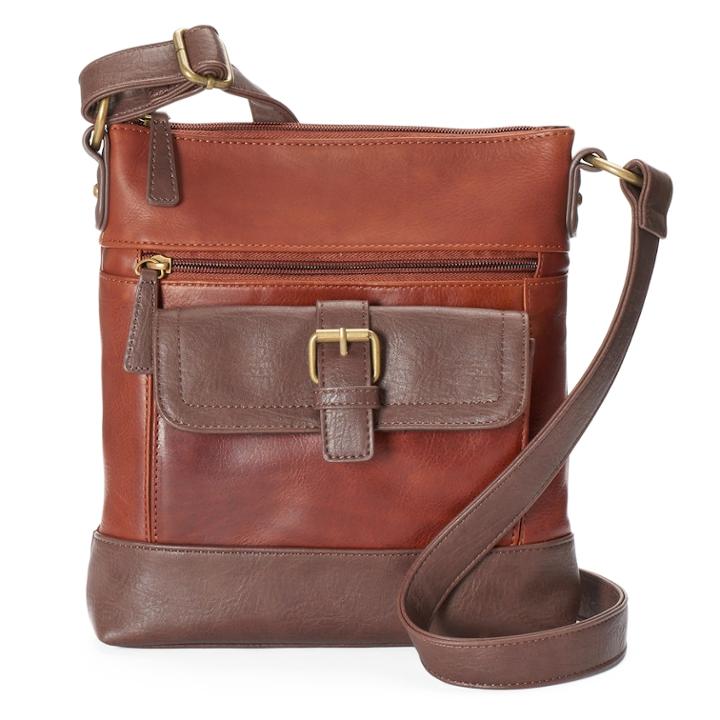 Stone & Co. Megan Leather Crossbody Bag, Women's, Brown