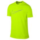 Men's Nike Flash Challenger Dri-fit Running Tee, Size: Large, Drk Yellow