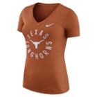 Women's Nike Texas Longhorns Dri-fit Touch Tee, Size: Small, Orange