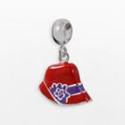 Individuality Beads Sterling Silver Red Hat Charm, Women's