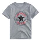 Boys 4-7 Converse Chuck Patch Graphic Tee, Size: 4, Grey