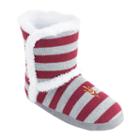 Women's Arizona State Sun Devils Striped Boot Slippers, Size: Small, Team