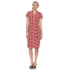 Women's Dana Buchman Notch Collar Dress, Size: Xl, Red