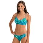 Women's Dolfin Strappy 2-piece Bikini Set, Size: Xs, Turquoise/blue (turq/aqua)