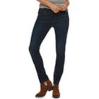 Petite Sonoma Goods For Life&trade; Curvy Mid-rise Skinny Jeans, Women's, Size: 12p-short, Dark Blue