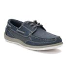Croft & Barrow&reg; Waltz Men's Ortholite Boat Shoes, Size: 9.5 Wide, Blue (navy)