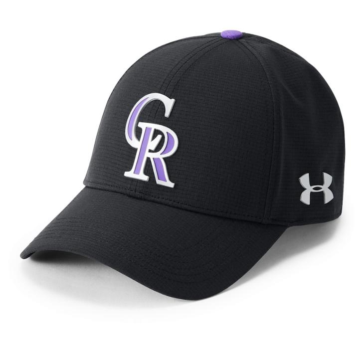 Men's Under Armour Colorado Rockies Driver Cap, Oxford
