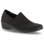 Easy Street Trance Women's Slip-on Wedges, Size: 6 N, Black
