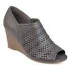 Journee Collection Britny Women's Wedges, Size: Medium (6), Grey