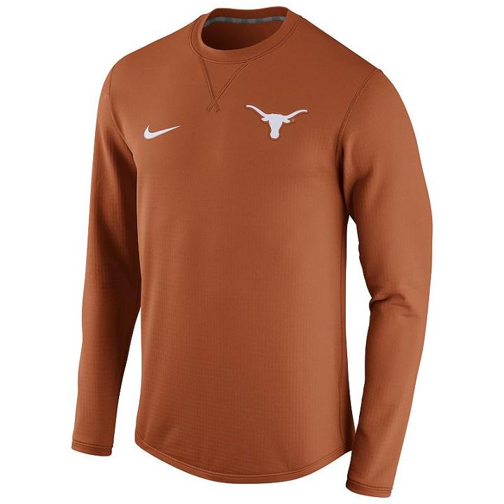 Men's Nike Texas Longhorns Modern Waffle Fleece Sweatshirt, Size: Large, Ovrfl Oth
