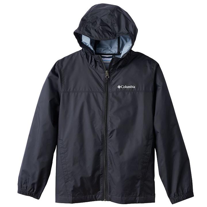 Boys 8-20 Columbia Colorblock Rain Jacket, Boy's, Size: Medium, Grey (charcoal)