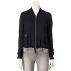 Juniors' Cloud Chaser Zip Up Bomber Jacket, Girl's, Size: Large, Oxford