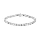 10k White Gold 2 Carat T.w. Diamond Tennis Bracelet, Women's, Size: 7