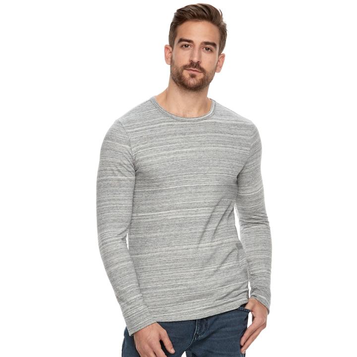 Men's Marc Anthony Slim-fit Textured Soft Touch Crewneck Tee, Size: Xl, White