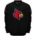 Men's Franchise Club Louisville Cardinals Focus Windshell Pullover, Size: Xxl, Black