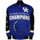 Men's Franchise Club Kentucky Wildcats Commemorative Twill Jacket, Size: Large, Blue