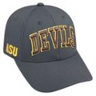 Adult Top Of The World Arizona State Sun Devils Cool & Dry One-fit Cap, Men's, Grey (charcoal)
