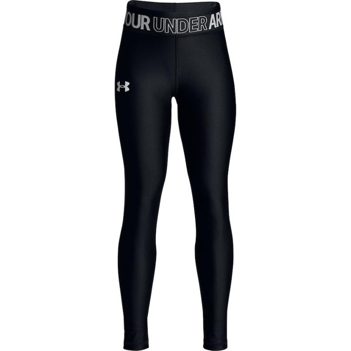 Girls 7-16 Under Armour Heatgear Solid Capri Leggings, Size: Medium, Black