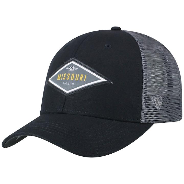 Adult Top Of The World Missouri Tigers Oak Ridge Cap, Men's, Black