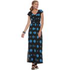 Women's Dana Buchman Shirred Maxi Dress, Size: Medium, Dark Blue