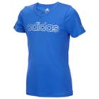 Girls 7-16 Adidas Outline Graphic Tee, Size: Medium, Med Blue