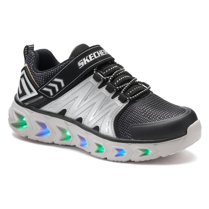 Skechers Hypno Flash 2.0 Light-up Boys' Sneakers, Size: 3, Yellow
