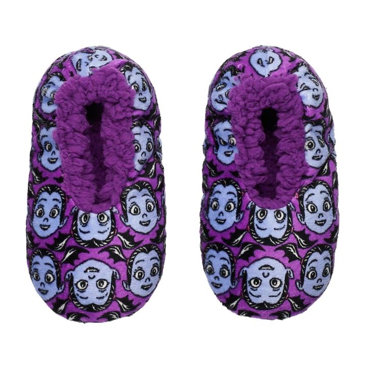 Disney's Vampirina Toddler Girl Fuzzy Babba Slipper Socks, Size: 3t-4t, Brt Purple