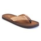 Men's Vintage Stone Flip-flops, Size: Large, Brown