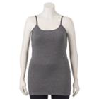 Juniors' Plus Size So&reg; Tunic Tank Top, Girl's, Size: 2xl, Dark Grey