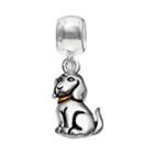 Individuality Beads Sterling Silver & 14k Gold Over Silver Dog Charm, Women's, Multicolor