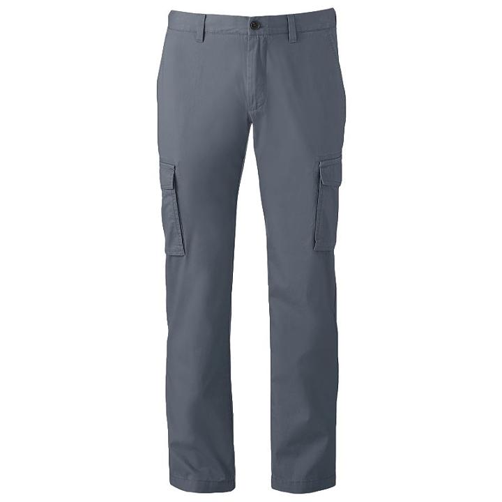 Marc Anthony, Men's Slim-fit Twill Cargo Pants, Size: 40x34, Grey
