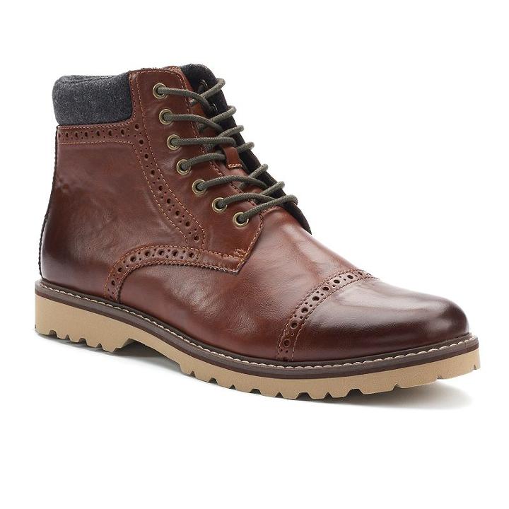 Sonoma Goods For Life&trade; Reddan Men's Casual Boots, Size: Medium (13), Red Other