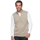 Men's Croft & Barrow&reg; Classic-fit Outdoor Fleece Vest, Size: Xl, Med Brown
