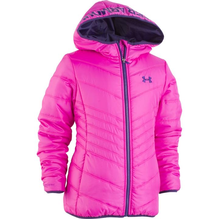 Girls 4-20 Under Armour Prime Puffer Jacket, Size: 4, Brt Purple