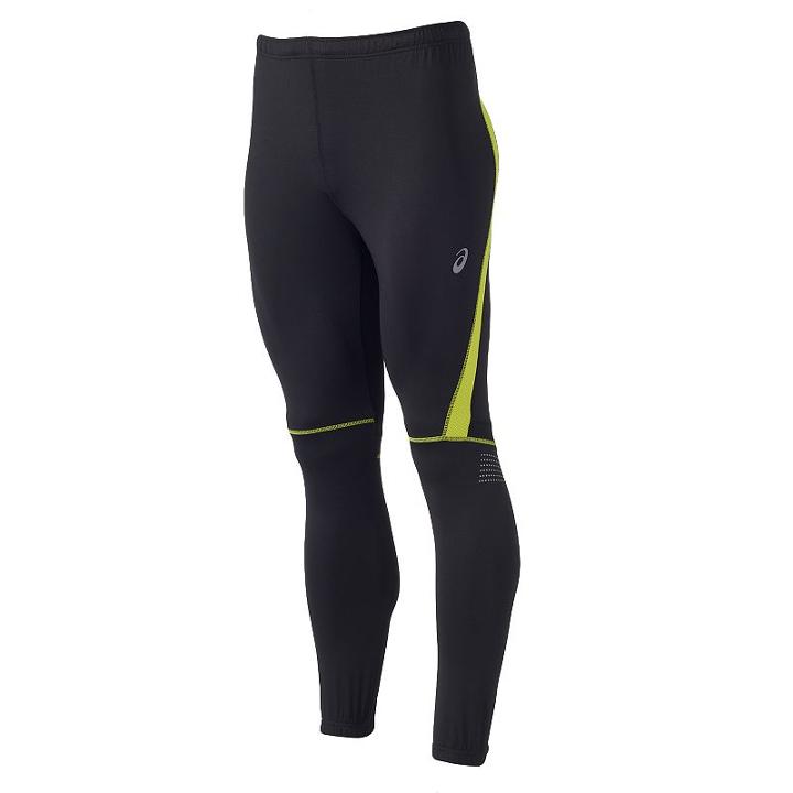 Men's Asics Jikki Running Tights, Size: Large, Black