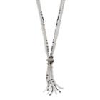 Simply Vera Vera Wang Knotted Multi Strand Necklace, Women's, Black