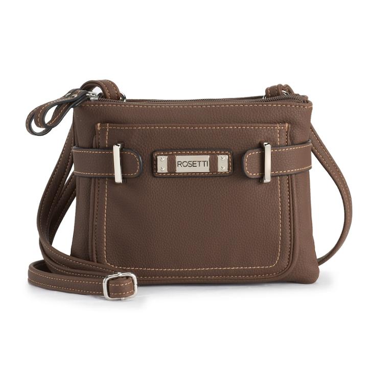 Rosetti Glory Mini Crossbody Bag, Women's, Dark Brown