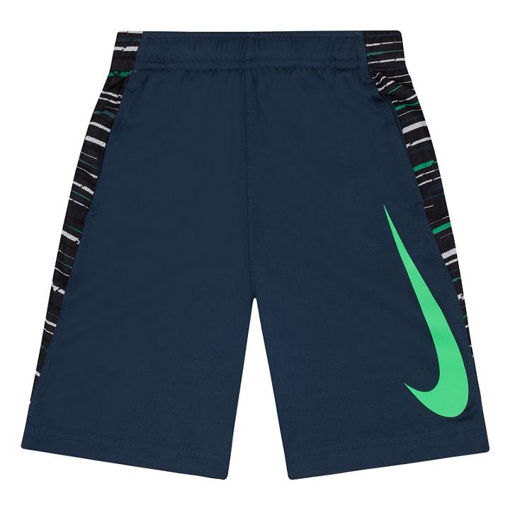 Boys 4-7 Nike Logo Sublimated Dri-fit Mesh Shorts, Size: 5, Blue Other