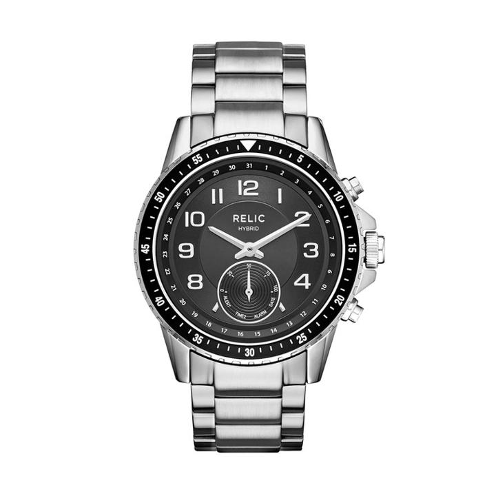 Relic Men's Duncan Connected Hybrid Stainless Steel Smart Watch - Zrt1007, Size: Large, Grey