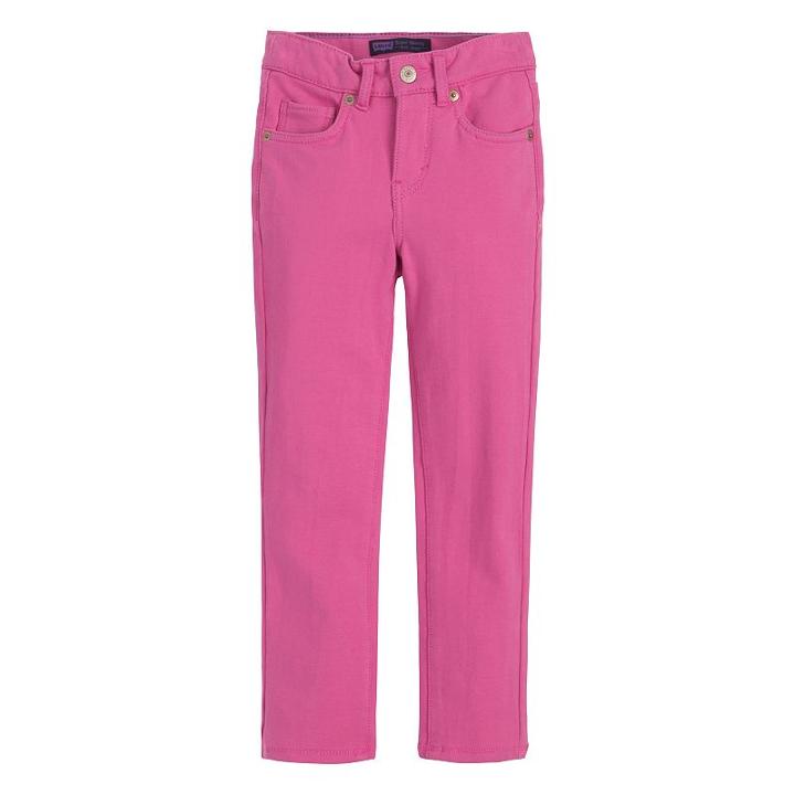 Girls 4-6x Levi's Super Skinny Knit Jeans, Girl's, Size: 4, Brt Pink
