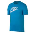 Men's Nike Dri-fit Golf Logo Tee, Size: Medium, Blue
