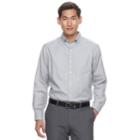 Men's Croft & Barrow&reg; Classic-fit Easy-care Button-down Shirt, Size: Large, Grey