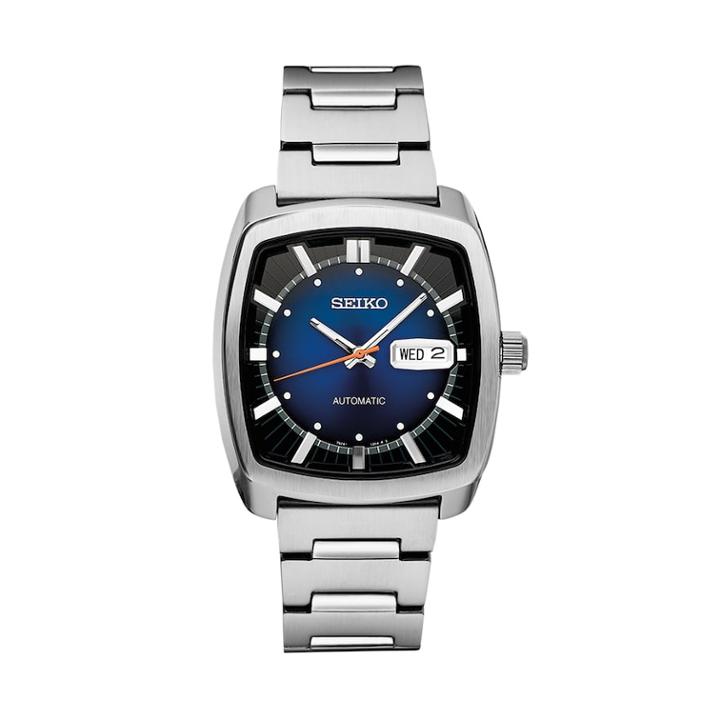 Seiko Men's Recraft Stainless Steel Automatic Watch - Snkp23, Size: Large, Grey