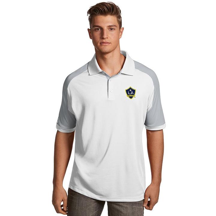 Men's Antigua Los Angeles Galaxy Century Polo, Size: Small, White
