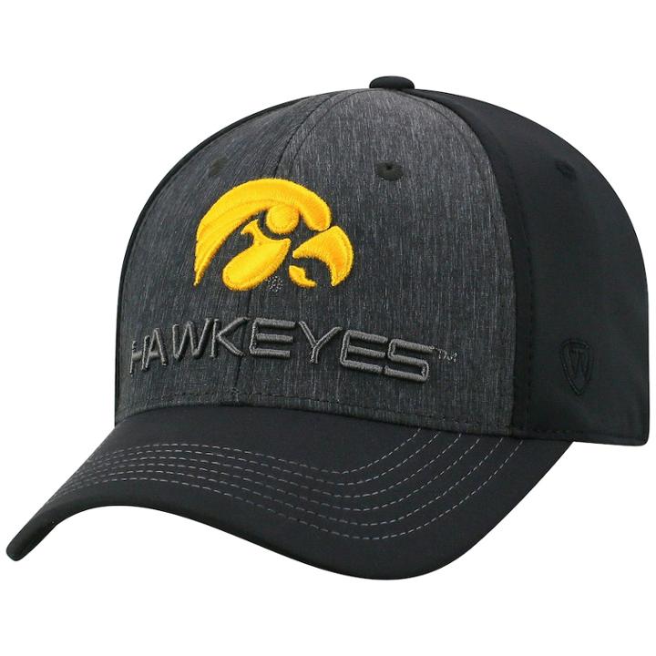 Adult Top Of The World Iowa Hawkeyes Reach Cap, Men's, Med Grey