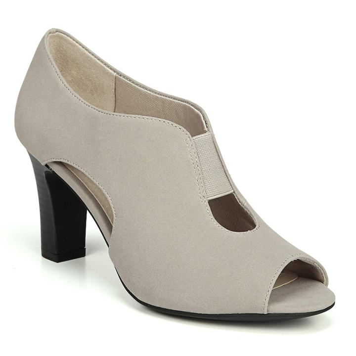 Lifestride Carla Women's High Heels, Size: Medium (9), Dark Grey