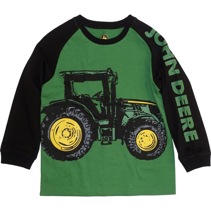 Boys 4-7 John Deere Tractor Raglan Graphic Tee, Size: 4, Green